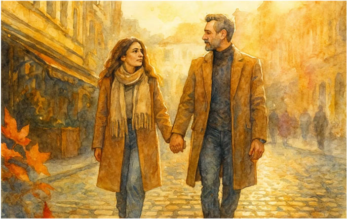 Watercolour – street