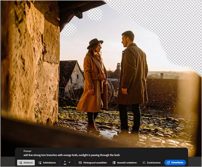 During – generative fill in progress