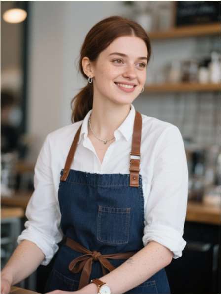 Character reference – Mila, portrait 1